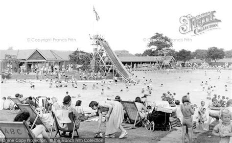 Photo of Aldershot, The Bathing Pool c.1950 - Francis Frith