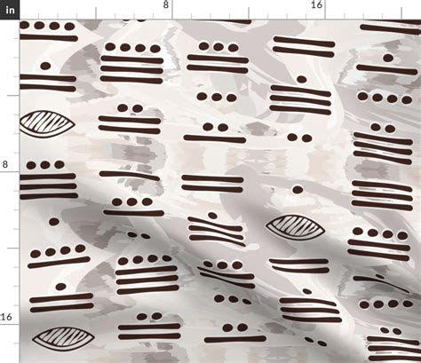 Historical Mayan Numerals, Large-scale Fabric | Spoonflower