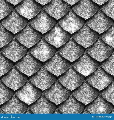 Seamless Texture of Dragon Scales, Reptile Skin Stock Illustration ...