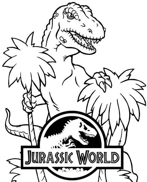 Coloring Pages Jurassic World