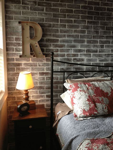 35 Lovely Faux Brick Wall In Bedroom - Home, Decoration, Style and Art ...