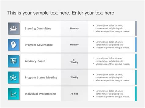 Project Program Governance PowerPoint Template