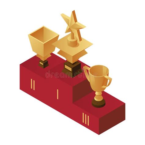 First Second Third Place Trophies Stock Illustrations – 241 First ...