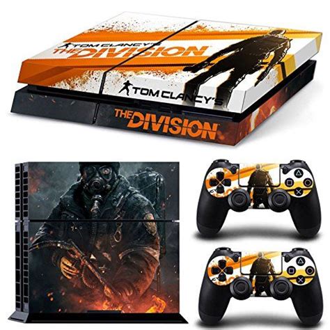 Ambur®Ps4 Console Designer Protective Vinyl Skin Decal Cover for Sony ...