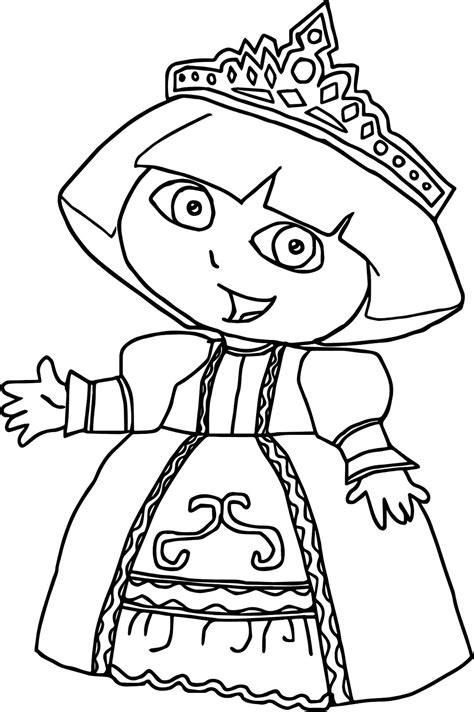 Dora Printable Coloring Pages at GetDrawings | Free download