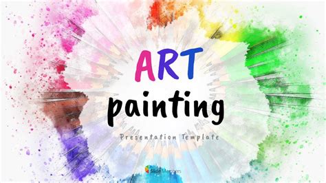 Art Painting Google Slides Template Design