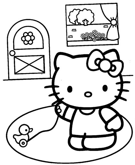 Free Printable Hello Kitty Coloring Pages For Kids