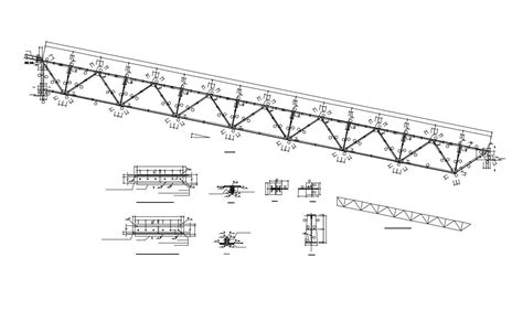 Roof Truss Design In Autocad Cadbull | designinte.com