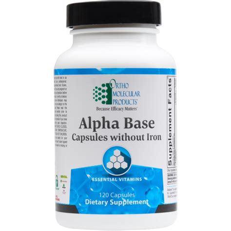 Alpha Base Capsules without Iron ( Multi-Vitamin) - Palm Harbor Pharmacy