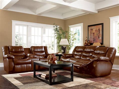 Brown leather sofa set designs for living room | Brown couch living ...