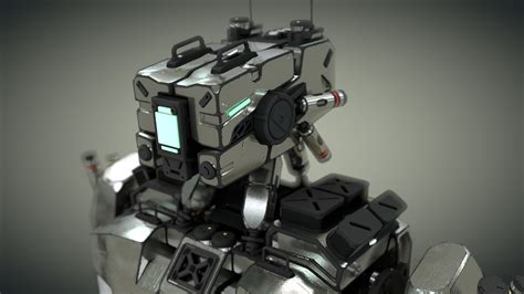 robot rigged design 3D | CGTrader