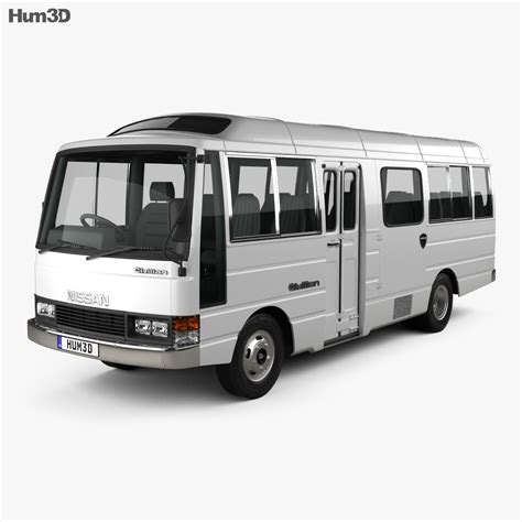 Nissan Civilian SWB bus 1982 3D model - Vehicles on Hum3D