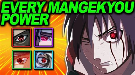 Every Mangekyou Sharingan Power Explained! - YouTube