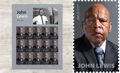 Rep. John Lewis Honored by USPS with New Commemorative Forever Stamp ...