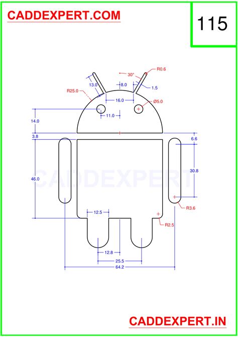 AUTOCAD 2D DRAWING FOR PRACTICE - Page 4 of 4 - Technical Design