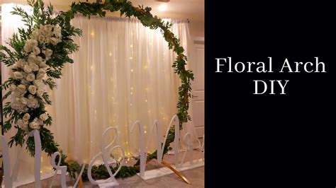 DIY Floral backdrop | Wedding Backdrop DIY - Now And Eternity