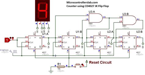 CD4027 JK Flip Flop Pinout, Examples, Working, Datasheet, Applications