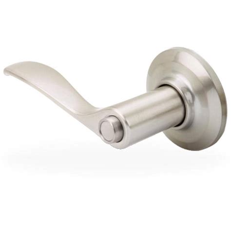 Shop Yale Security Yh Norwood Satin Nickel Push-Button Lock Privacy ...