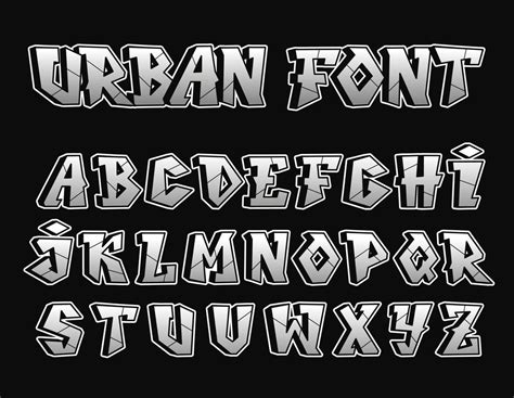 Graffiti Font Styles Alphabet