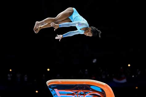 Simone Biles returns to world stage with historic vault now to be named ...