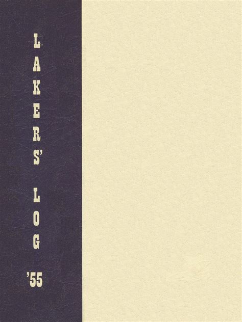 1955 yearbook from Lake Oswego High School from Lake oswego, Oregon