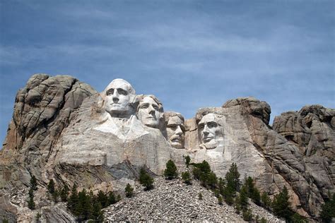 Mount Rushmore sculpture Photograph by Marilyn Feather