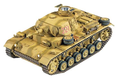 Buy 1/35 German Panzer III Ausf.J North Africa #13531 ACADEMY HOBBY ...