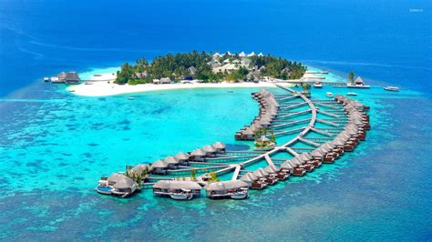 Maldives Island Resorts Wallpaper - WallpaperSafari