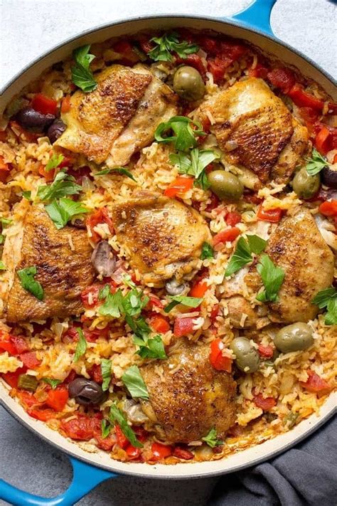 Looking for Healthy One Pot Meals? Try this easy Spanish Chicken And ...