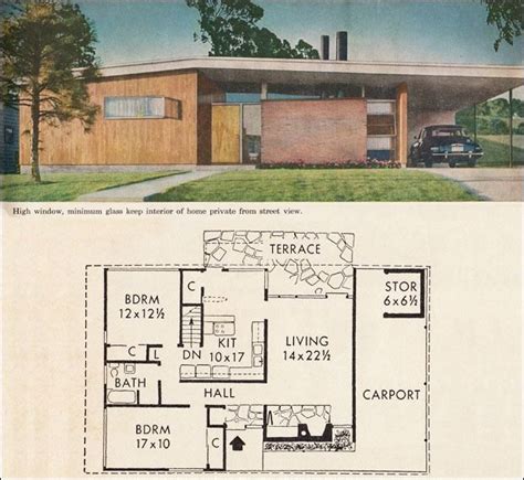 Awesome Mid Century Modern House Plans Online - New Home Plans Design