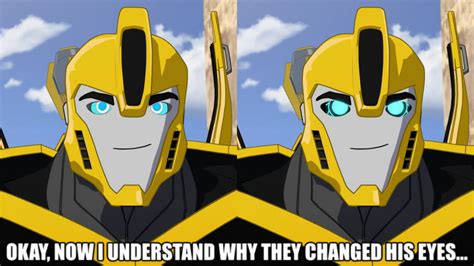 RID Bumblebee with Prime eyes by ZoraTheTwilightDrake on DeviantArt