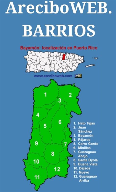 Map of Bayamón, Puerto Rico