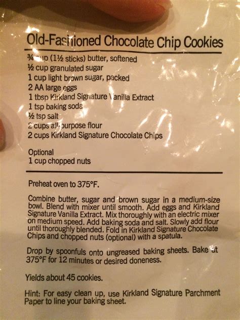 Costco Kirkland Chocolate Chip Cookie Recipe | Bryont Blog