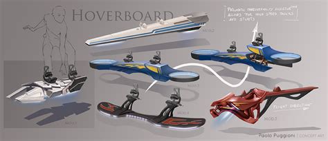 Hoverboard Concepts - Paolo Puggioni - Concept Art & Illustration Paolo ...