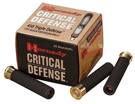 Hornady Critical Defense .410 GA/.45 LC FXT slug with flex tip 20rd box ...