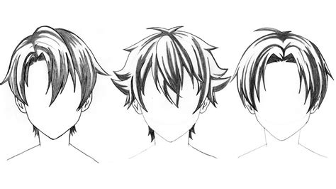 Manga Boy Hairstyles Drawing