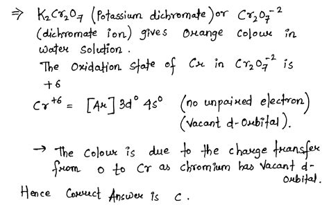 Most of the compounds of the transition metals are coloured in the ...