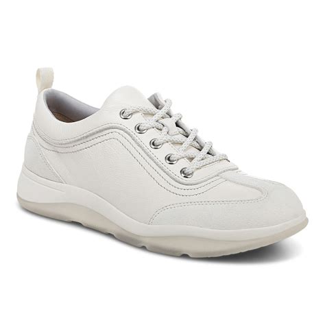 Vionic Women's Nyla Sneakers Marshmallow Leather 7.5M - Walmart.com