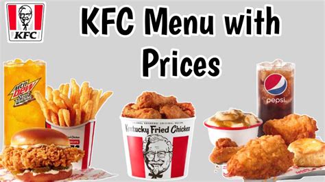 KFC Menu with Prices 2024 USA [UPDATED]