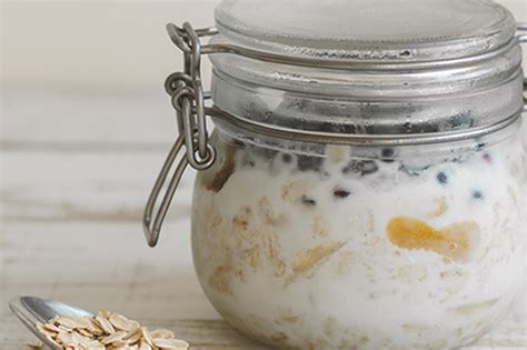 Homemade Like Mush Blueberry Overnight Oats, Oatmeal - A Healthy and ...