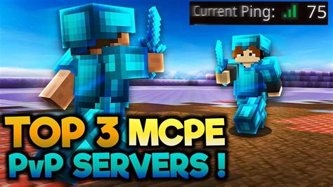 Top 3 Minecraft PvP servers | PvP servers mcpe 1.19 | Minecraft servers ...