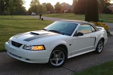 For Sale: 2000 Ford Mustang GT Convertible (Crystal White, 4.6L V8, 5 ...