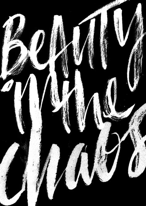 Beauty in the Chaos | Print on Behance