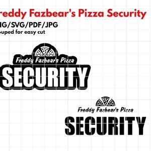 Freddy Fazbear's Pizza Security FNAF Five Nights at Freddy's Security ...