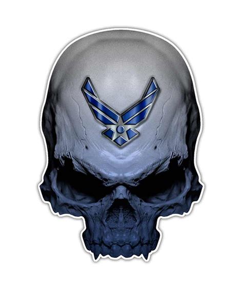 Air Force Skull Sticker - Aftershock Decals