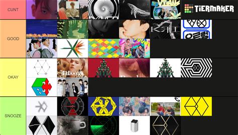 EXO Album Covers Ranking. Tier List (Community Rankings) - TierMaker