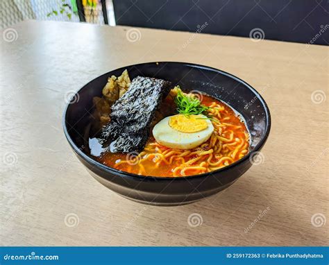 Spicy Ramen with Various Toppings Stock Image - Image of food, cuisine ...