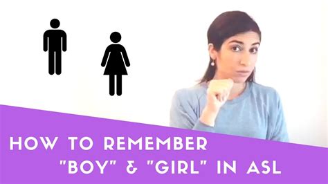 Vlog: The Origin of ASL signs BOY and GIRL in American Sign Language ...