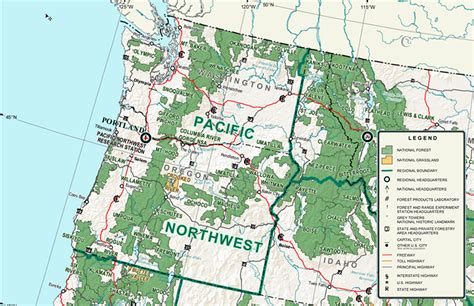 Printable Map Of Pacific Northwest – Printable Map of The United States