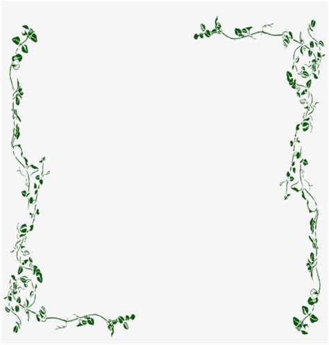 Vine Border Clipart Ivy Vine Clip Art Vine Border Green - Vine Border ...